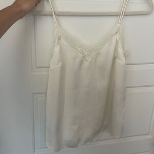 Abercrombie Women’s Silk Cami with Lace Size S